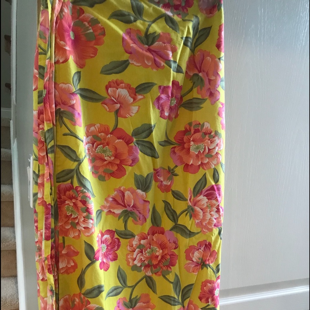 A wrap skirt